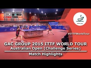Australia Open 2015 Highlights: TIE Yana vs JEON Jihee (1/2)