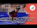Australia Open 2015 Highlights: DEVOS Robin vs DUFFY Jake (Qualification Group)