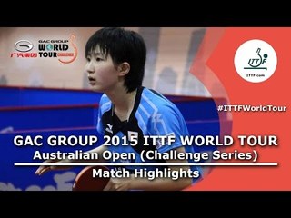 Australia Open 2015 Highlights: HAYATA Hina vs MOON Hyunjung (Qualification Group)