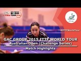 Australia Open 2015 Highlights: ITO Mima vs MOON Hyunjung (R 32)