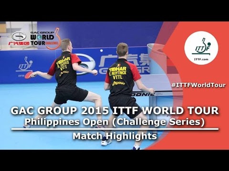 Philippines Open 2015 Highlights: DEVOS Robin/NUYTINCK Cedric vs KORIYAMA Hokuto/TAZOE Kenta (FINAL)