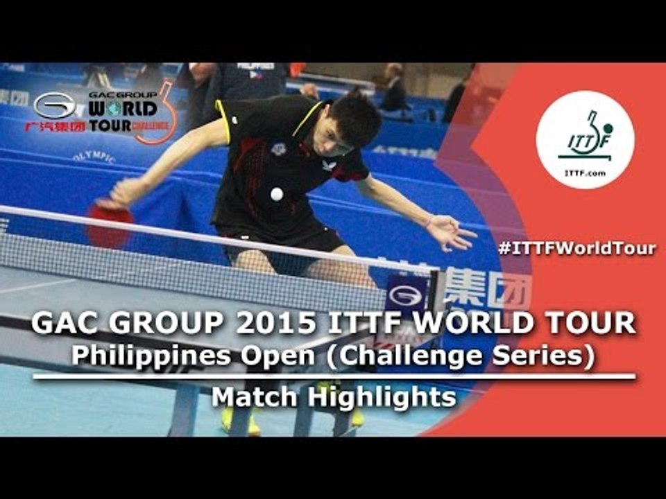 Philippines Open 2015 Highlights: KIZUKURI Yuto vs CHEN Chun Hsiang (Qualification Group)