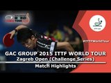 Zagreb Open 2015 Highlights: YOSHIMURA Maharu vs LEE Sangsu  (1/2)