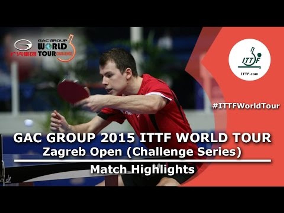 Zagreb Open 2015 Highlights: GROTH Jonathan vs PERSOLJA Ludvik (Qual Groups)