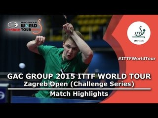 Zagreb Open 2015 Highlights: MORIZONO Masataka vs DUDA Benedikt (R 64)