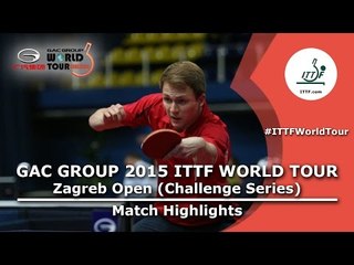 Zagreb Open 2015 Highlights: DUDA Benedikt vs BERGLUND Simon (Qual Groups)