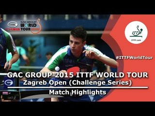 Zagreb Open 2015 Highlights: LAMBIET Florent vs KOZUL Deni (Qual Groups)