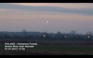 Planet X, NIBIRU fly-by in Warsaw Poland 30mins after sunset Jan 4th 2017 1