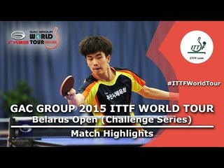 Belarus Open 2015 Highlights: YEFIMOV Viktor vs YOO Jinwook  (Qual. Groups)