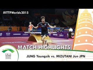 WTTC 2015 Highlights: JUNG Youngsik vs MIZUTANI Jun (R 32)