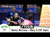 2015 World Table Tennis Championships Day 2 Daily Review Presented by Stiga