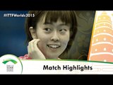 WTTC 2015 Highlights: MINO Alberto/DIAZ Melanie vs YOSHIMURA Maharu/ISHIKAWA Kasumi (R 64)