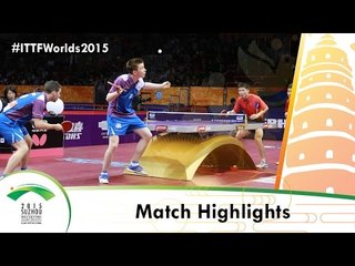 Download Video: WTTC 2015 Highlights: CHOE Il/KANG Wi Hun vs HOWIESON Craig/WHEELER Christopher (Qual Groups)