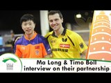 Ma Long & Timo Boll Interview on their #ITTFWorlds2015 Partnership