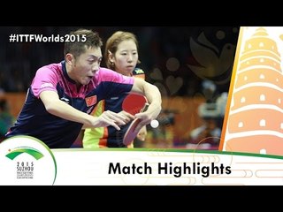 WTTC 2015 Highlights: XU Xin/YANG Haeun vs TOKIC Bojan/FAJMUT Manca (R 128)