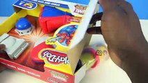 DIY How To Make Play Doh PJ Mask Bottles Mighty Toys Modelling Clay Learn Colors