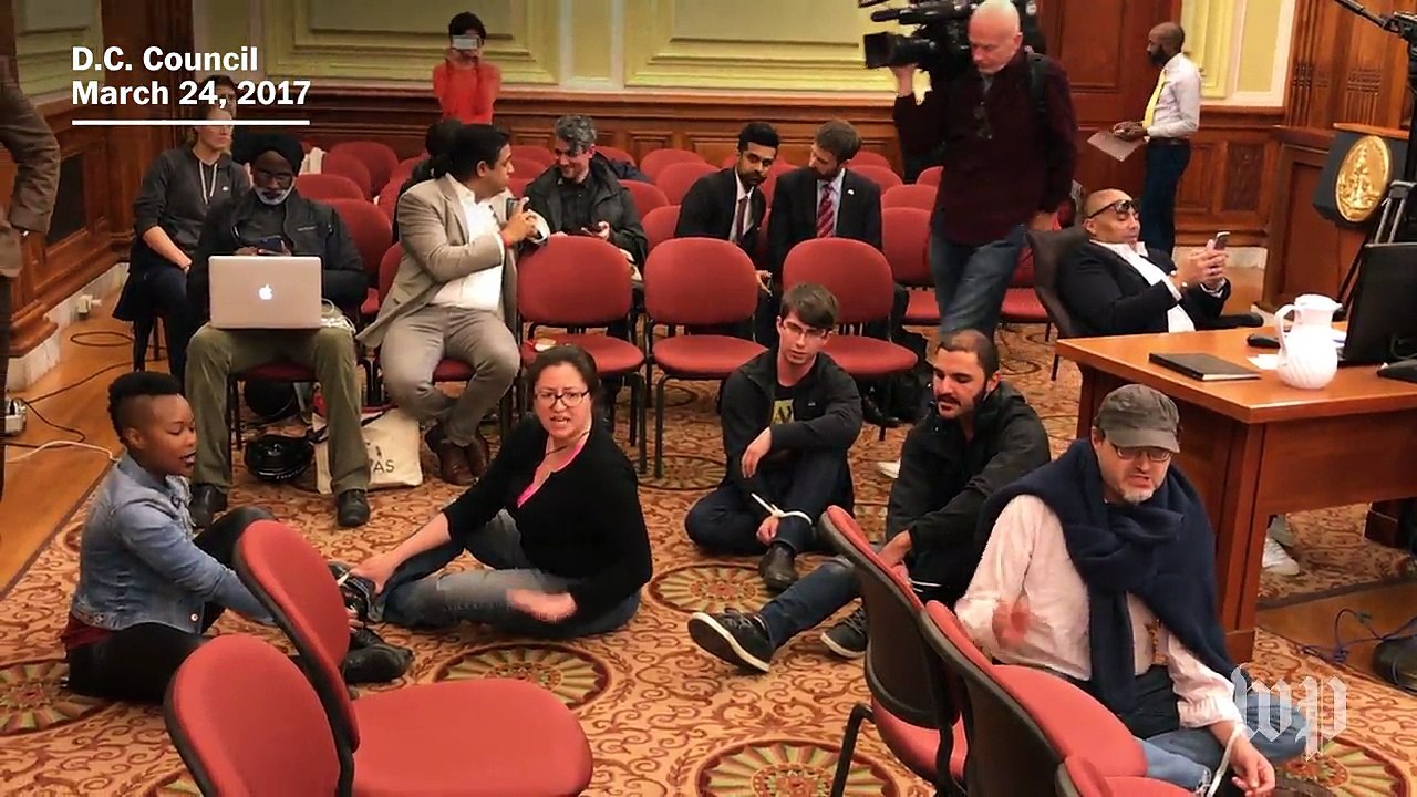 Man removed from D.C. Council protesting incoming police chief