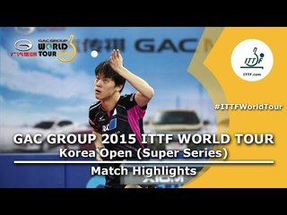 Korea Open 2015 Highlights: MACHI Asuka vs YOSHIDA Masaki U21 (FINAL)