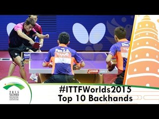 Top 10 - 2015 World Championships Backhands