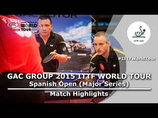 Spanish Open 2015 Highlights: KUZMIN Fedor/VLASOV Grigory vs HE Zhiwen/MACHADO Carlos (FINAL)
