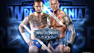 WrestleMania  27 Cm Punk Vs. Randy Orton - Lucha Completa en Español (By el Chapu)