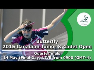 2015 Canadian Junior & Cadet Open Day 4 (Quarterfinals)