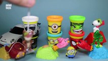 Marvel Star Wars Play Doh Can Heads Surprise Learn Colours Kinder Joy Avengers Cars Hello