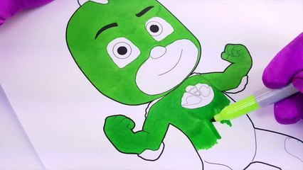 PJ Masks Gekko Catboy Animated Coloring Pages! Fun Coloring Activity for Kids Toddlers Chi