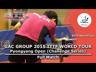 2015 Pyongyang Open: GENG vs KANG (R16) - Full Match