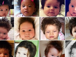 BEBÊS CABELUDOS MAIS LINDOS DO MUNDO