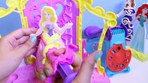 Play Doh Design a Dress Boutique Playset Disney Princess Belle Ariel Rapunzel DIY Play Dou