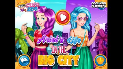 Princess Ariel Kissing Prince Boyfriend - Cartoon Game Movie for Kids - Disney Mermaid Ful