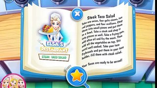 Elsas Restaurant Steak Taco Salad - Disney Frozen Princess Elsa Cooking Game for Kids
