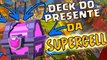 Jogando com deck do Presentinho  da Supercell ( MELHOR DECK ) - Clash Royale