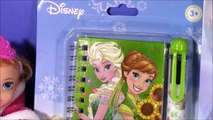 Disney Princess FROZEN Mega Lip Gloss Palette! FROZEN FEVER Anna & Elsa Journal PEN! Nail