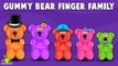 Mega Gummy Bear stuck in haunted house finger family song and nursery rhymes for kids