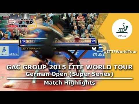 German Open 2015 Highlights: MA Long vs OVTCHAROV Dimitrij (1/2)