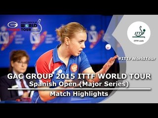 Download Video: Spanish Open 2015 Highlights: TROSHNEVA Elena vs LOPEZ Elena (Qual Groups)