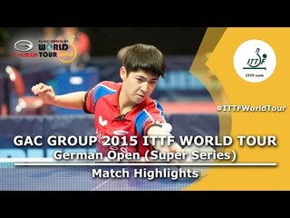 German Open 2015 Highlights: HACHARD Antoine vs PARK Ganghyeon (Pre. Rounds)