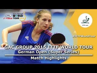 German Open 2015 Highlights: MAEDA Miyu vs LOEUILLETTE Stephanie (Pre. Rounds)