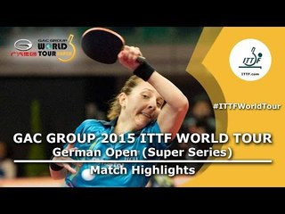 German Open 2015 Highlights LIU Fei vs SAMARA Elizabeta (1/32)