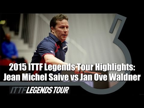 Legends Tour 2015 Highlights: Jean Michel Saive vs Jan Ove Waldner (1/2)