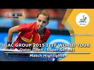 Qatar Open 2015 Highlights: SAMARA Elizabeta vs LEE I-Chen (Round Of 16)