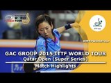 Qatar Open 2015 Highlights: LIU Jia vs YANG Haeun (Round Of 16)