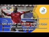 Qatar Open 2015 Highlights: SALIFOU Abdel-Kader vs KIM Donghyun (Pre. Rounds)