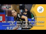 Qatar Open 2015 Highlights: FENG Tianwei vs WINTER Sabine (Round Of 32)