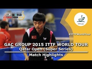 Qatar Open 2015 Highlights: LI Ahmet ^ vs TAN Ruiwu (Pre. Rounds)