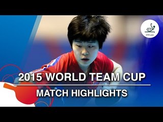 2015 World Team Cup Highlights: RI Mi Gyong vs HIRANO Sayaka ( 1/2)
