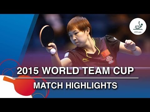 2015 World Team Cup Highlights: ZHU Yuling vs RI Myong Sun (FINAL)