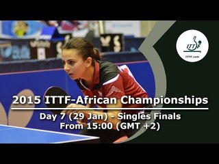 Скачать видео: 2015 ITTF-African Championships Day 7 - Men's & Women's Singles Finals